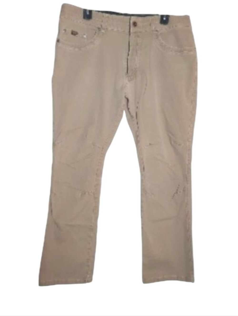 Kuhl Kanvas Men's Beige 36 Waist Straight Canvas Jeans Gorpcore Hiking Outdoor